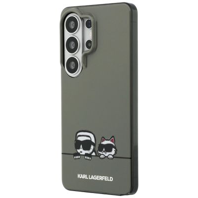 2. Karl Lagerfeld IML Peekaboo Karl&Choupette MagSafe Hülle für Samsung Galaxy S26 Ultra - Schwarz