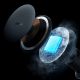 12. Baseus CW01 Autohalterung für iPhone mit 15-W-Induktionsladegerät für Lüftungsschlitze – Schwarz