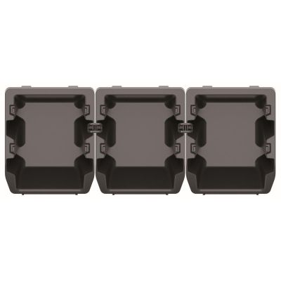 3. BINEER KURZES WORKSHOP-BEHÄLTERSET 10-TEILIG SCHWARZ KISTENBERG