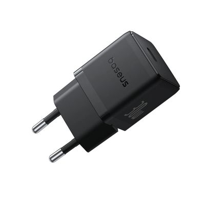 2. Baseus Palm 30W Wandladegerät mit 60W USB-C Kabel (1 m) – Schwarz