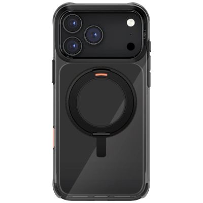 2. Uniq Swivix Drehbarer Ständer 360 Hülle für iPhone 17 Pro Max - Schwarz