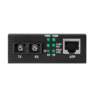 2. Digitus Medienkonverter RJ45 10/100Base-TX auf SC Duplex 100Base-FX, Tx/Rx 1310 nm, 20 km