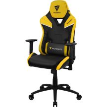 ThunderX3 TC5 Air Tech Universal-Gaming-Stuhl, gepolsterter Sitz, Schwarz, Gelb