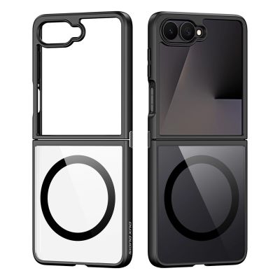 3. Dux Ducis Aimo Mag Case für Samsung Galaxy Z Flip 8, kompatibel mit MagSafe – Schwarz