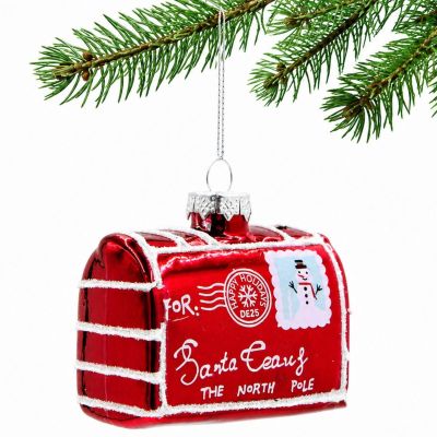 2. BRIEF AN DEN WEIHNACHTSMANN IN GLASKUGELFORM - SCHNEEMANN
