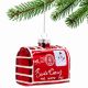 2. BRIEF AN DEN WEIHNACHTSMANN IN GLASKUGELFORM - SCHNEEMANN