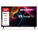 Sharp 43HL4265E 109,2 cm (43") 4K Ultra HD Smart TV mit WLAN, Schwarz