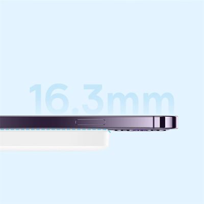 12. Baseus Magnetic Mini Air PPCXM06A 6000mAh 20W Powerbank mit Simple Series USB-C Kabel - Weiß