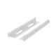 LANBERG Verschiebbarer Montageschienensatz für 19"-Rackschränke, 397–680 mm, Grau