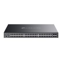 TP-Link Omada SG3452XMPP Netzwerk-Link Managed L2+ Gigabit Ethernet (10/100/1000) PoE-Unterstützung 1 HE Schwarz
