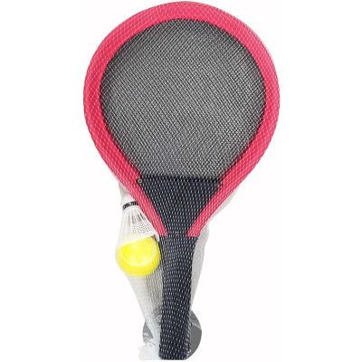 10. ENERO TOYS SET MIT 2 SCHLÄGERN, FLIEGER UND BALL FÜR TENNIS UND BADMINTON