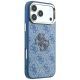 4. Guess 4G & Big Resin Logo Hülle für iPhone 17 Pro Max / 18 Pro Max - Hellblau