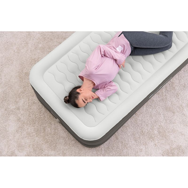 27. Bestway 69048 / 23 Luftmatratze Einzelmatratze Grau, Weiß Unisex