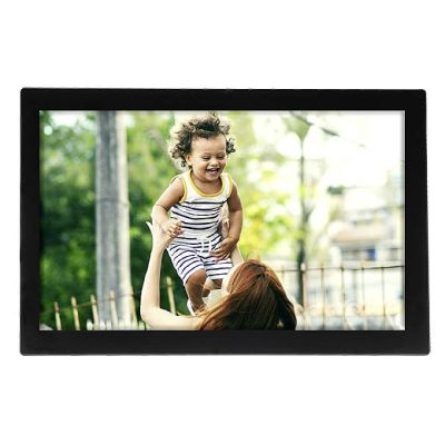 Denver PFF-1037B Digitaler Bilderrahmen, Schwarz, 25,6 cm (10,1") Touchscreen, WLAN