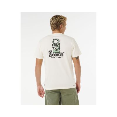 2. RIP CURL Vaporcool Search Stack Tee Herren Weiß