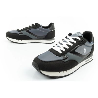 8. US Polo Assn Sportschuhe, Sneaker für Herren, modisch, bequem, grau