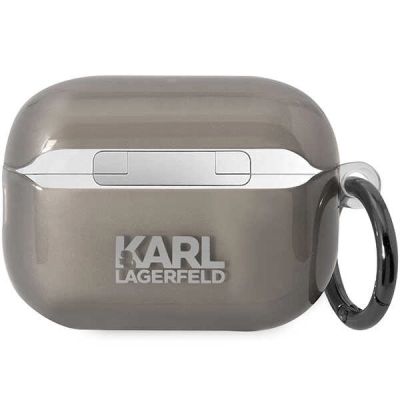 2. Karl Lagerfeld KKLAP2HNIKTCK Airpods Pro 2 Hülle schwarz/schwarz Ikonik Karl Lagerfeld