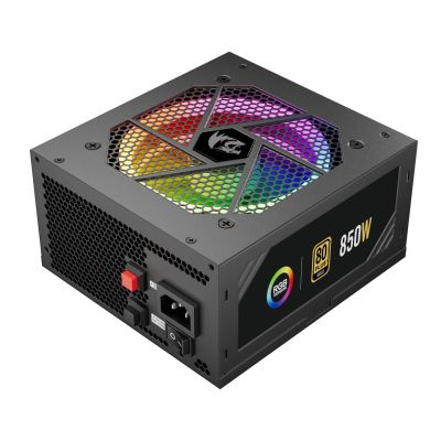 6. REDRAGON GC-PS007-1-V2 850W 80 Plus Gold LED-Netzteilmodul Schwarz