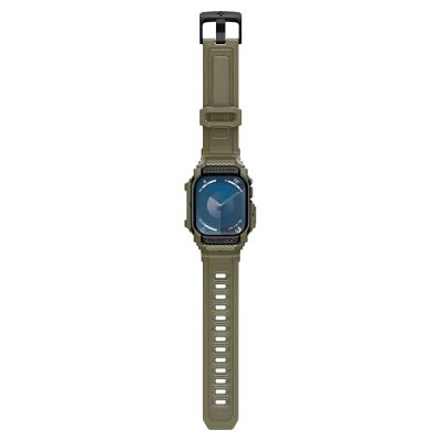 9. Spigen Rugged Armor „Pro“-Armband für Apple Watch 10 (46 mm) – grün