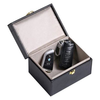 4. Signal blocking chest Funkblockierbox Faraday Box für Autoschlüssel und Telefon schwarz