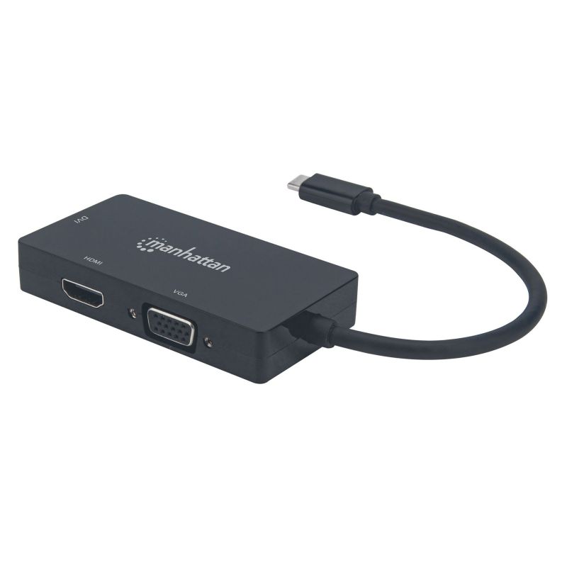 MANHATTAN-ADAPTER MULTIPORT USB-C 3.1 AUF HDMI/DVI/VGA M/F