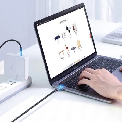 12. Ugreen US316 70427 USB-C – USB-C PD QC FCP Kabel 100 W 5 A 480 Mbit/s 1 m – Grau
