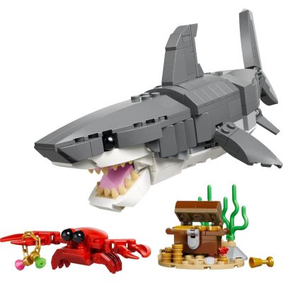3. LEGO CREATOR 3-IN-1 31381 Bedrohlicher Hai und Schatztruhe