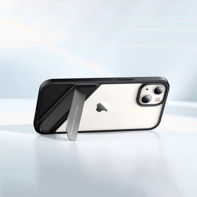 2. Ugreen Fusion Kickstand Case iPhone 13 Pro Hardcover mit Gelrahmen und Ständer schwarz (90153)