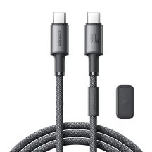 Joyroom S-A50 Unlimited Series 60W USB-C – USB-C-Kabel mit magnetischem Organizer 1,2 m – Grau