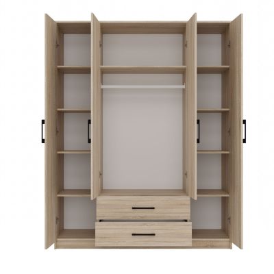 3. ROMANA KLEIDERSCHRANK 160X205 SONOMA MIT SPIEGEL