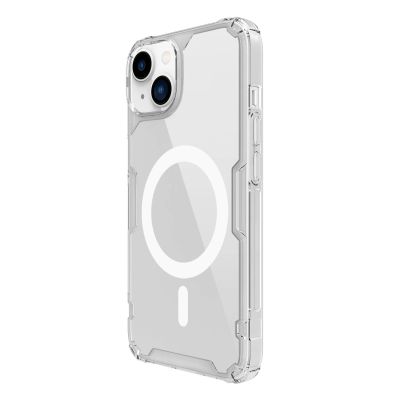 3. Nillkin Nature Pro Magnetische Hülle für iPhone 14 Plus, magnetische MagSafe-Abdeckung, transparent