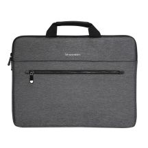 Wozinsky WTL-15 15,6"-Laptoptasche mit Griff und Metallreißverschluss – Grau
