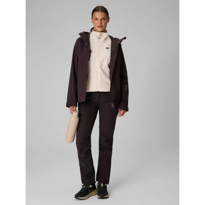 Damen-Trekkinghose Softshell, winddichte Membran 10000 4F 4FRAW26TFTRF1608-80S