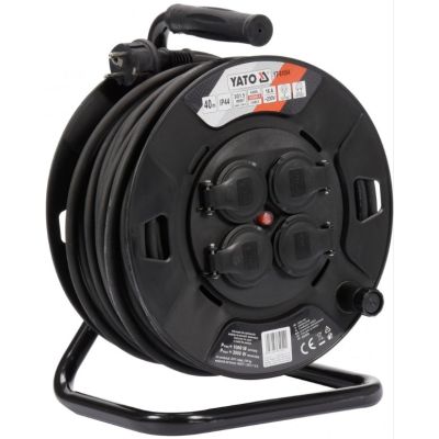 3. YATO KABELTROMMEL-VERLÄNGERUNG 40 m 3 x 1,5mm2 IP44 81054