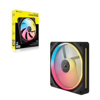 3. CORSAIR Lüfter 140*140*25 LX140-R RGB iCUE Link Einzellüfter