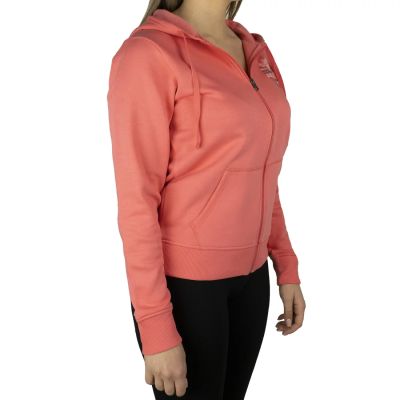 2. Skechers Kapuzenjacke mit durchgehendem Reißverschluss WJA267-CRL Rosa XS
