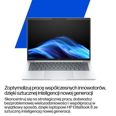 5. HP EliteBook 8 G1i Next Gen AI PC Copilot+ PC Intel Core Ultra 5 228V Laptop 35,6 cm (14") WUXGA 32 GB LPDDR5x-SDRAM 512 GB SSD Wi-Fi 7 (802.11be) Windows 11 Pro Silber