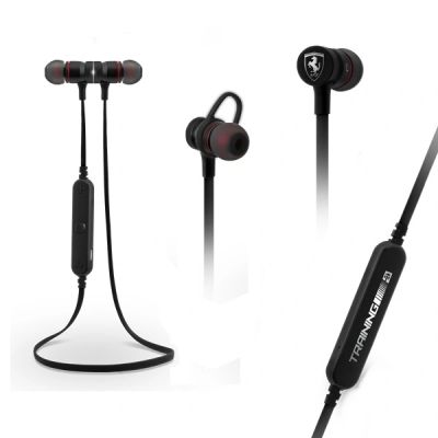 Ferrari FETEPRCB Bluetooth-Kopfhörer – Schwarz