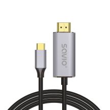 SAVIO USB-C-ZU-HDMI-KABEL 2M CL-199