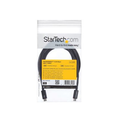 6. StarTech.com TBLT3MM2M Thunderbolt-Kabel 2 m 20 Gbit/s Schwarz