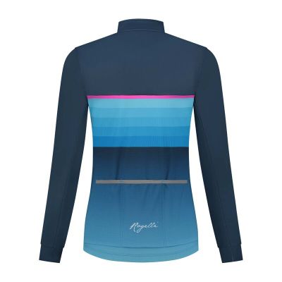 2. Rogelli IMPRESS II Damenjacke blau-rosa 2XL