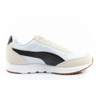 4. Puma Herren-Sportschuhe Sneaker R78 Lightwind bequem modisch beige weiß