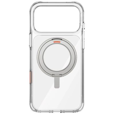 3. Uniq Swivix 360 drehbare Schutzhülle mit Ständer für iPhone 17 Pro Max – Transparent