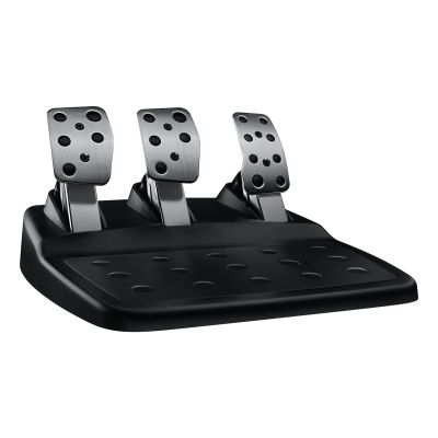 6. Logitech G 991-000539 Gaming-Controller aus Aluminium, Schwarz, USB, Lenkrad + Pedale + Headset für PC, PlayStation 4, PlayStation 5, PlayStation 3
