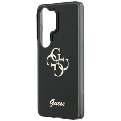 6. Guess IML Big Metal 4G Script Hülle für Samsung Galaxy S26 Ultra - Schwarz