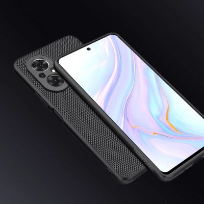13. Nillkin Textured Case robuste, verstärkte Hülle mit Gelrahmen und Nylonrückseite für Honor 50 SE schwarz