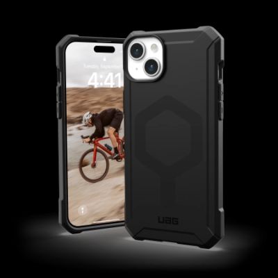 4. UAG Essential Armor MagSafe Hülle für iPhone 15 Plus – Schwarz