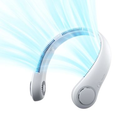 Jisulife Nackenventilator 3 4000mAh Tragbarer Nackenventilator - Grau