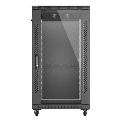 2. Lanberg FF01-6022-12B 22U Rack, freistehend, schwarz
