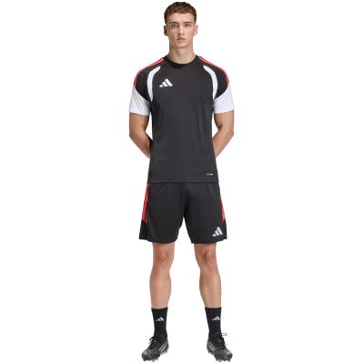 13. adidas Tiro 26 League Trainingsshorts für Herren, Schwarz und Rot, JY9716